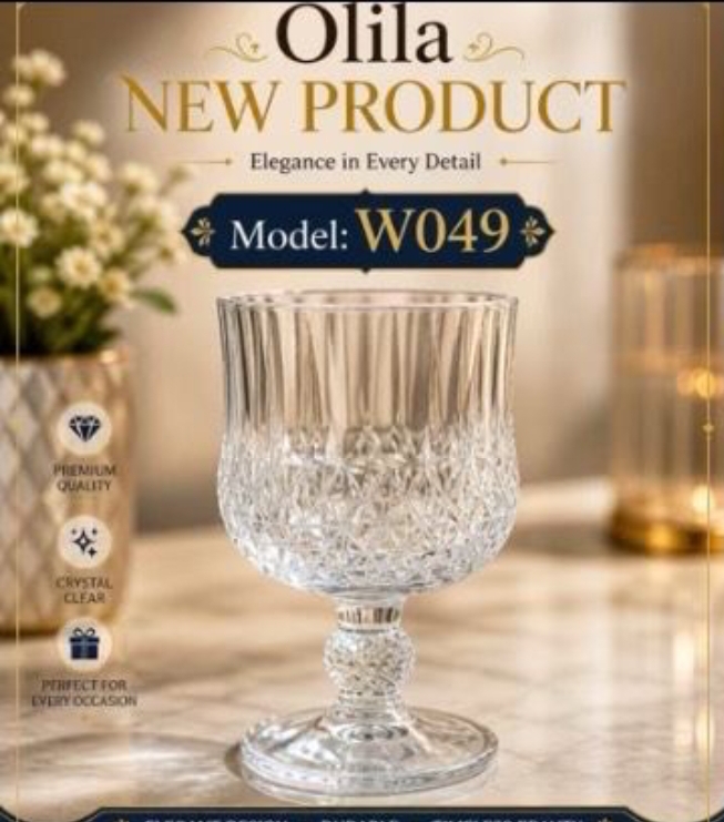 W049 Drinking water Glass 